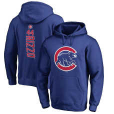 Men's Chicago Cubs Anthony Rizzo Fanatics Branded Royal Backer Pullover Hoodie