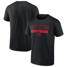Men's Chicago Cubs Fanatics Branded Black In The Mitt T-Shirt