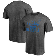 Men's Chicago Cubs Fanatics Branded Charcoal Team Primary Pill T-Shirt
