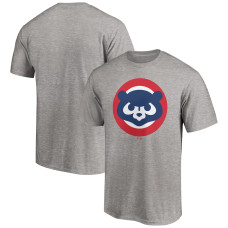 Men's Chicago Cubs Fanatics Branded Heather Gray Cooperstown Collection Huntington T-Shirt
