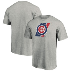 Men's Chicago Cubs Fanatics Branded Heathered Gray Prep Squad T-Shirt