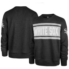 Men's Chicago White Sox '47 Black Bypass Tribeca Pullover Sweatshirt