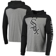 Men's Chicago White Sox '47 Heathered Gray/Black Franklin Wooster Pullover Hoodie