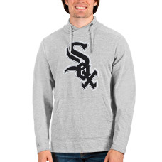 Men's Chicago White Sox Antigua Heathered Gray Reward Pullover Sweatshirt