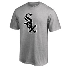 Men's Chicago White Sox Ash Secondary Color Primary Logo T-Shirt