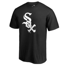 Men's Chicago White Sox Black Team Color Primary Logo 2 T-Shirt