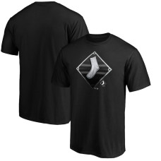 Men's Chicago White Sox Fanatics Branded Black Midnight Mascot Logo T-Shirt
