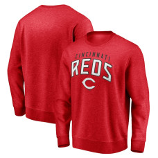 Men's Cincinnati Reds Fanatics Branded Red Gametime Arch Pullover Sweatshirt