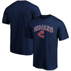 Men's Cleveland Indians Fanatics Branded Navy Cooperstown Collection Team Wahconah T-Shirt