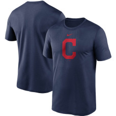 Men's Cleveland Indians Nike Navy Large Logo Legend Performance T-Shirt