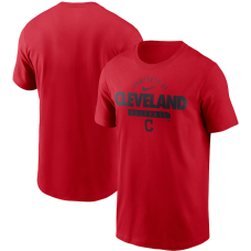 Men's Cleveland Indians Nike Red Primetime Property Of Practice T-Shirt