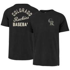 Men's Colorado Rockies  '47 Black Turn Back Franklin T-Shirt