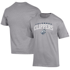 Men's Columbus Clippers Champion Gray Jersey T-Shirt