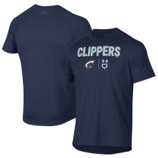 Men's Columbus Clippers Under Armour Navy Tech T-Shirt