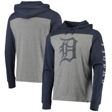 Men's Detroit Tigers '47 Heathered Gray/Navy Franklin Wooster Pullover Hoodie