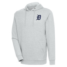 Men's Detroit Tigers Antigua Heather Gray Action Pullover Hoodie