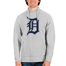 Men's Detroit Tigers Antigua Heathered Gray Reward Pullover Sweatshirt