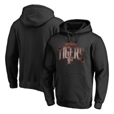 Men's Detroit Tigers Fanatics Branded Black Arch Smoke Pullover Hoodie