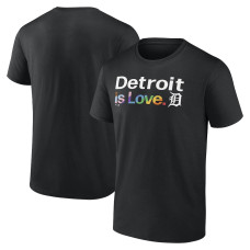 Men's Detroit Tigers Fanatics Branded Black City Pride T-Shirt