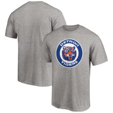 Men's Detroit Tigers Fanatics Branded Heather Gray Cooperstown Collection Huntington T-Shirt