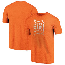 Men's Detroit Tigers Fanatics Branded Heathered Orange Sport Resort Tri-Blend T-Shirt