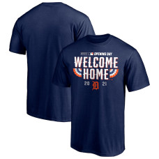 Men's Detroit Tigers Fanatics Branded Navy 2021 Opening Day T-Shirt