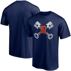 Men's Detroit Tigers Fanatics Branded Navy Crossed Hometown Collection T-Shirt