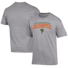 Men's Greensboro Grasshoppers Champion Gray Jersey T-Shirt