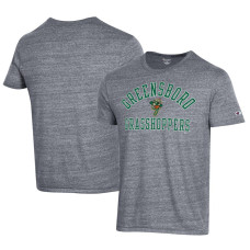 Men's Greensboro Grasshoppers Champion Gray Ultimate Tri-Blend T-Shirt