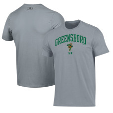 Men's Greensboro Grasshoppers Under Armour Gray Performance T-Shirt