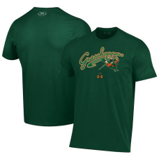Men's Greensboro Grasshoppers Under Armour Green Performance T-Shirt