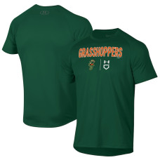 Men's Greensboro Grasshoppers Under Armour Green Tech T-Shirt
