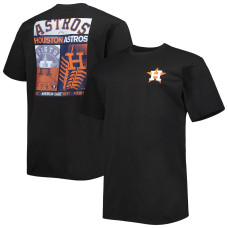 Men's Houston Astros Black Two-Sided T-Shirt