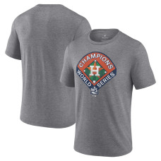 Men's Houston Astros Fanatics Branded Heather Gray 2022 World Series Champions Complete Game T-Shirt