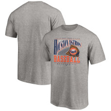 Men's Houston Astros Fanatics Branded Heather Gray Cooperstown Collection Winning Time T-Shirt