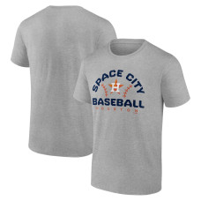 Men's Houston Astros Fanatics Branded Heather Gray Team Go For Two T-Shirt