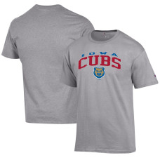 Men's Iowa Cubs Champion Gray Jersey T-Shirt