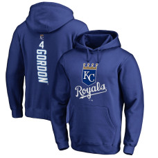 Men's Kansas City Royals Alex Gordon Fanatics Branded Royal Backer Pullover Hoodie