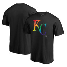 Men's Kansas City Royals Fanatics Branded Black Team Pride Logo T-Shirt