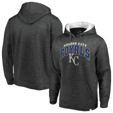Men's Kansas City Royals Fanatics Branded Gray Steady Fleece Pullover Hoodie