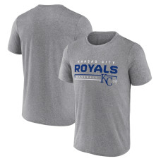 Men's Kansas City Royals Fanatics Branded Heathered Gray Durable Goods Synthetic T-Shirt