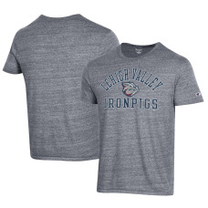 Men's Lehigh Valley IronPigs Champion Gray Ultimate Tri-Blend T-Shirt