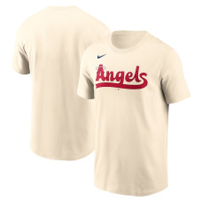 Men's Los Angeles Angels  Nike Cream City Connect Wordmark T-Shirt