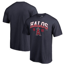 Men's Los Angeles Angels Fanatics Branded Navy Hometown Collection Halos T-Shirt