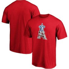 Men's Los Angeles Angels Fanatics Branded Red Banner Wave T-Shirt