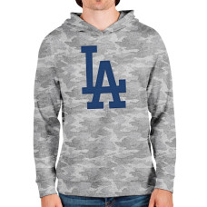 Men's Los Angeles Dodgers Antigua Camo Team Logo Absolute Pullover Hoodie