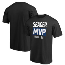 Men's Los Angeles Dodgers Corey Seager Fanatics Branded Black 2020 National League Champions MVP T-Shirt