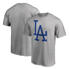 Men's Los Angeles Dodgers Fanatics Branded Ash Cooperstown Collection Forbes T-Shirt