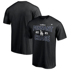 Men's Los Angeles Dodgers Fanatics Branded Black 2021 Division Series Winner Locker Room T-Shirt