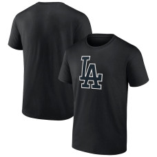 Men's Los Angeles Dodgers Fanatics Branded Black Rough Diamond T-Shirt